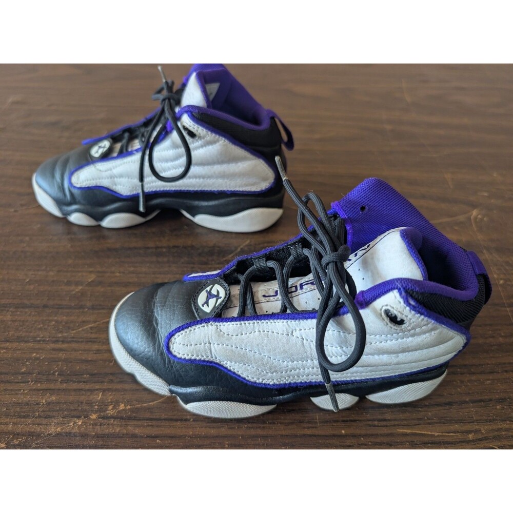 Jordan Pro Strong Toddler 2Y White Black Electro Purple DC7909-150 Sneakers